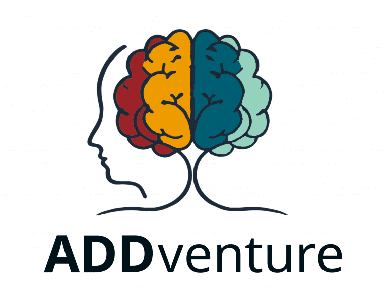 ADDventure Logo vertikal mit Wortmarke