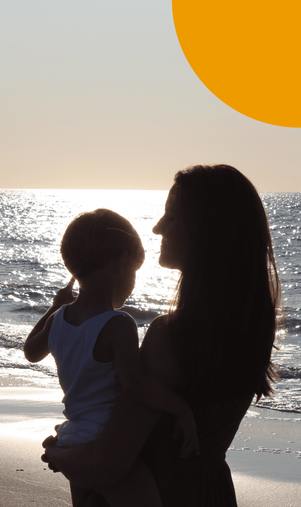 Lenny die Biene am Strand – ADDventure Maskottchen